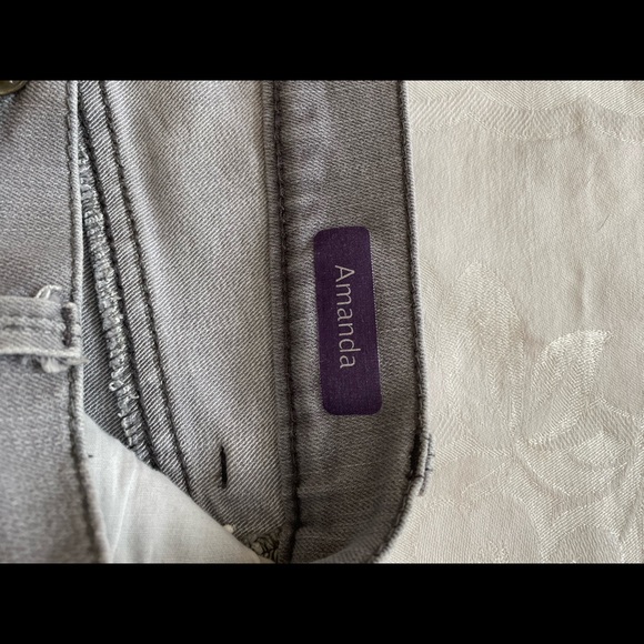 Gloria Vanderbilt Amanda Straight Leg Gray Jeans 6P - Picture 6 of 10